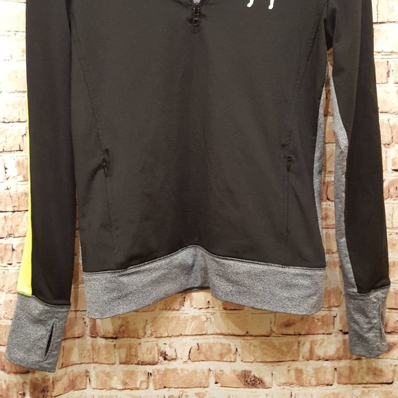 PINK Victoria’s Secret Jacket ULTIMATE 1/4 Zip Thumb Holes Size Small - Picture 4 of 12